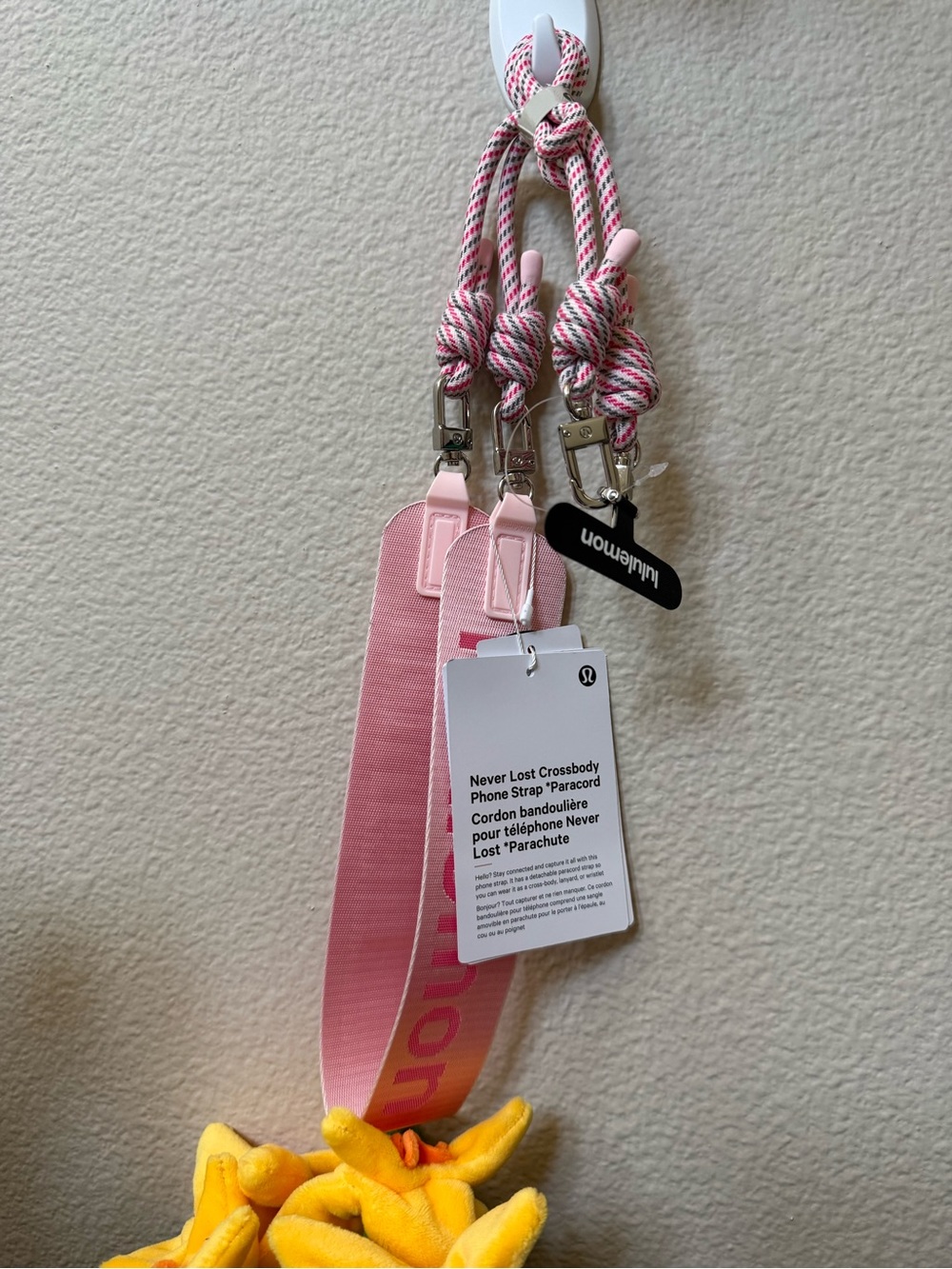 lululemon athletica Never Lost Crossbody Phone Strap - Pink